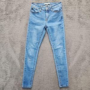 Kancan Jeans Women Size 1 Blue Denim Skinny‎ Low Rise Medium Wash